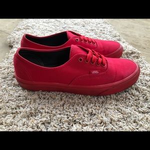 Men’s size 9 red Vans